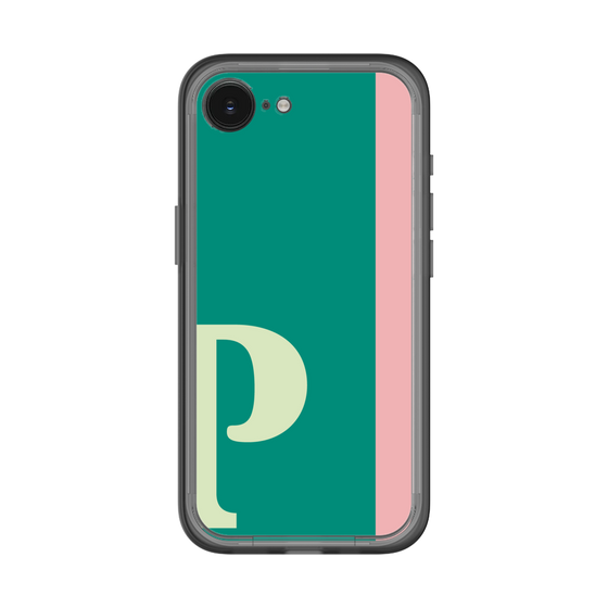 スリムプロテクションプレミアムケース［ オリジナル - initial color line - P green ］