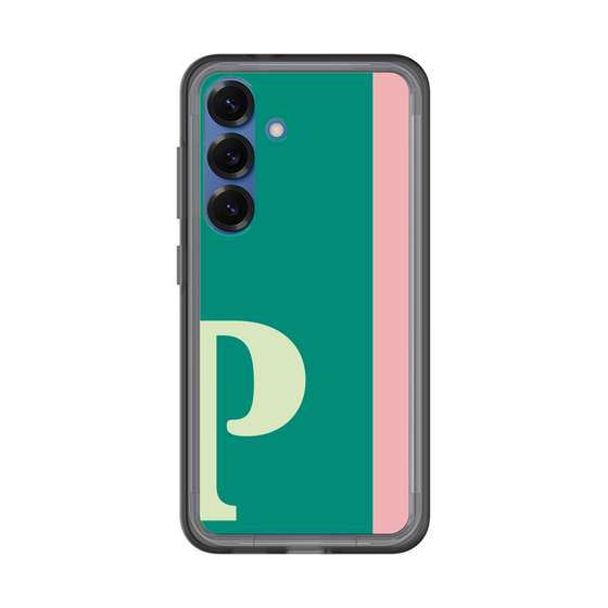 スリムプロテクションプレミアムケース［ オリジナル - initial color line - P green ］