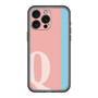 スリムプロテクションプレミアムケース［ オリジナル - initial color line - Q pink ］
