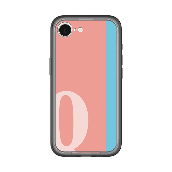 スリムプロテクションプレミアムケース［ オリジナル - initial color line - Q pink ］