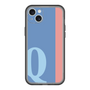 スリムプロテクションプレミアムケース［ オリジナル - initial color line - Q blue ］