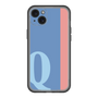 スリムプロテクションプレミアムケース［ オリジナル - initial color line - Q blue ］