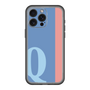 スリムプロテクションプレミアムケース［ オリジナル - initial color line - Q blue ］