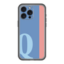 スリムプロテクションプレミアムケース［ オリジナル - initial color line - Q blue ］