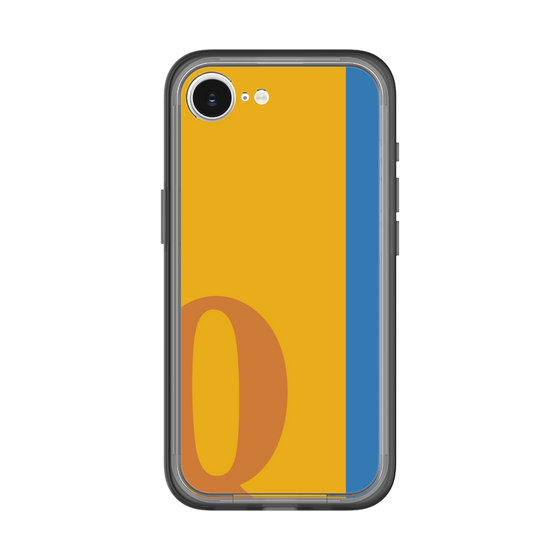 スリムプロテクションプレミアムケース［ オリジナル - initial color line - Q orange ］