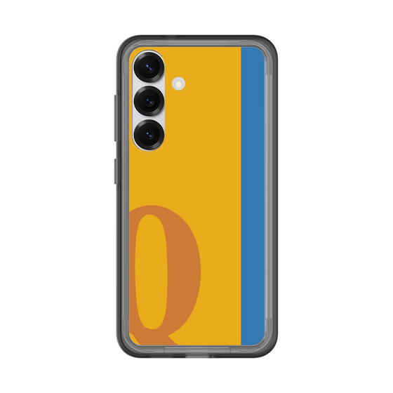 スリムプロテクションプレミアムケース［ オリジナル - initial color line - Q orange ］