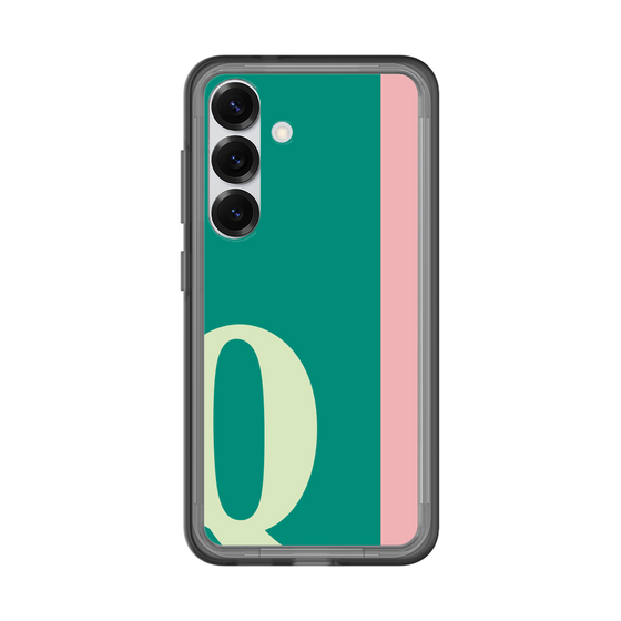 スリムプロテクションプレミアムケース［ オリジナル - initial color line - Q green ］