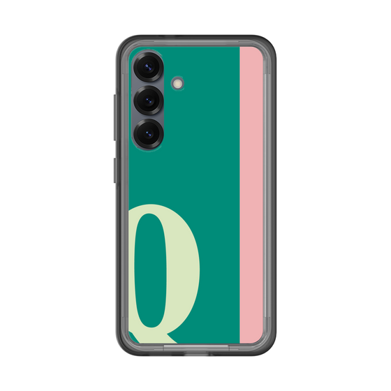 スリムプロテクションプレミアムケース［ オリジナル - initial color line - Q green ］