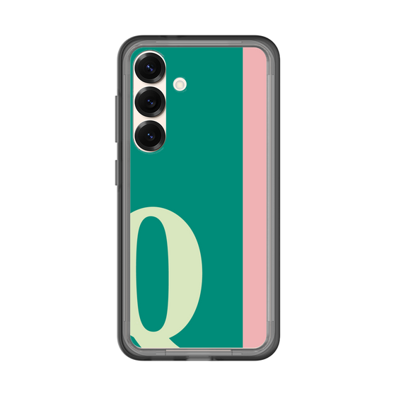スリムプロテクションプレミアムケース［ オリジナル - initial color line - Q green ］