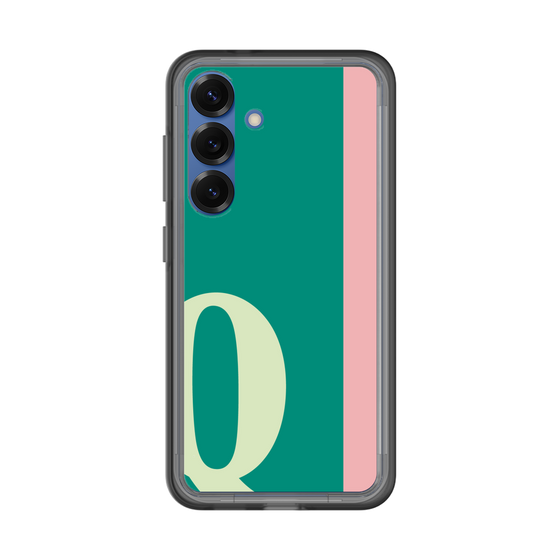 スリムプロテクションプレミアムケース［ オリジナル - initial color line - Q green ］