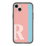 スリムプロテクションプレミアムケース［ オリジナル - initial color line - R pink ］