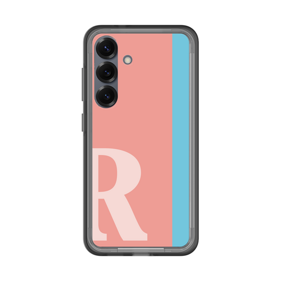 スリムプロテクションプレミアムケース［ オリジナル - initial color line - R pink ］