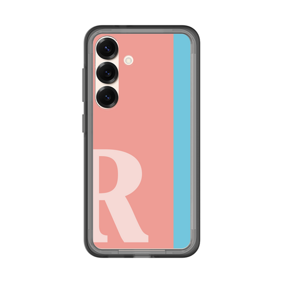 スリムプロテクションプレミアムケース［ オリジナル - initial color line - R pink ］