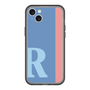 スリムプロテクションプレミアムケース［ オリジナル - initial color line - R blue ］