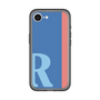 スリムプロテクションプレミアムケース［ オリジナル - initial color line - R blue ］