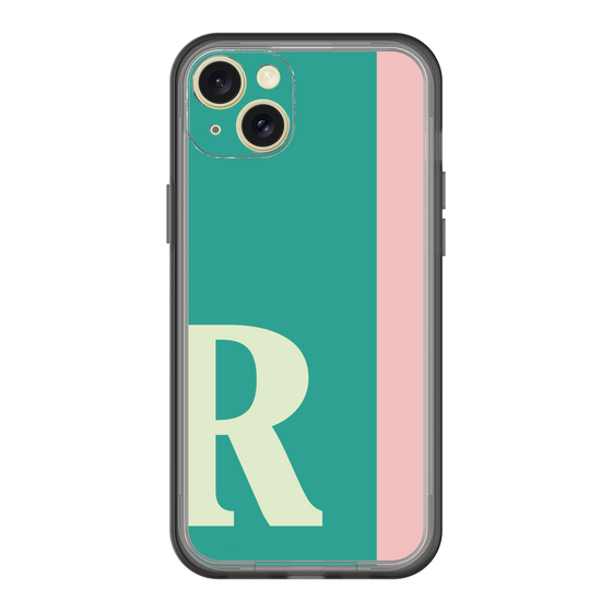 スリムプロテクションプレミアムケース［ オリジナル - initial color line - R green ］