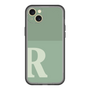 スリムプロテクションプレミアムケース［ オリジナル - initial two tone - R green ］