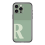 スリムプロテクションプレミアムケース［ オリジナル - initial two tone - R green ］