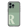 スリムプロテクションプレミアムケース［ オリジナル - initial two tone - R green ］