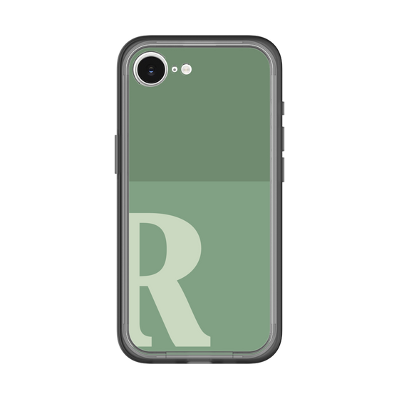 スリムプロテクションプレミアムケース［ オリジナル - initial two tone - R green ］