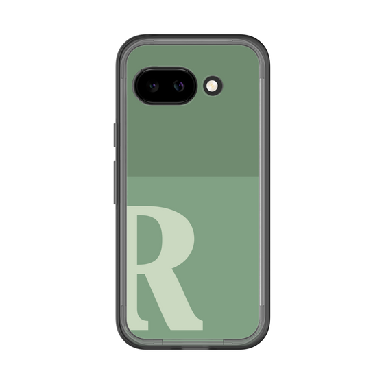 スリムプロテクションプレミアムケース［ オリジナル - initial two tone - R green ］