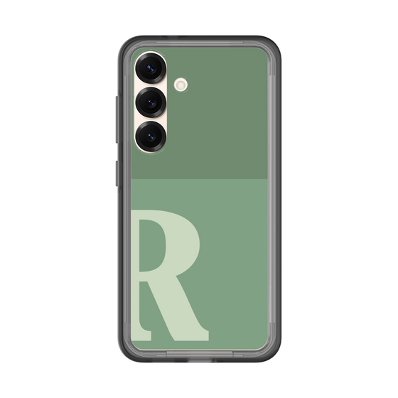 スリムプロテクションプレミアムケース［ オリジナル - initial two tone - R green ］