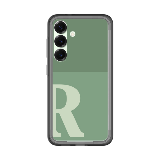 スリムプロテクションプレミアムケース［ オリジナル - initial two tone - R green ］