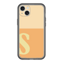 スリムプロテクションプレミアムケース［ オリジナル - initial two tone - S orange ］