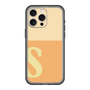 スリムプロテクションプレミアムケース［ オリジナル - initial two tone - S orange ］