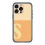 スリムプロテクションプレミアムケース［ オリジナル - initial two tone - S orange ］