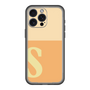 スリムプロテクションプレミアムケース［ オリジナル - initial two tone - S orange ］