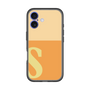 スリムプロテクションプレミアムケース［ オリジナル - initial two tone - S orange ］