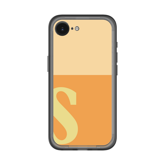 スリムプロテクションプレミアムケース［ オリジナル - initial two tone - S orange ］