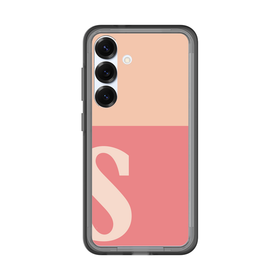 スリムプロテクションプレミアムケース［ オリジナル - initial two tone - S pink ］