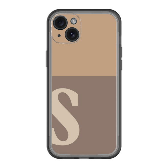 スリムプロテクションプレミアムケース［ オリジナル - initial two tone - S brown ］