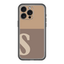 スリムプロテクションプレミアムケース［ オリジナル - initial two tone - S brown ］