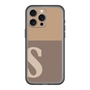 スリムプロテクションプレミアムケース［ オリジナル - initial two tone - S brown ］