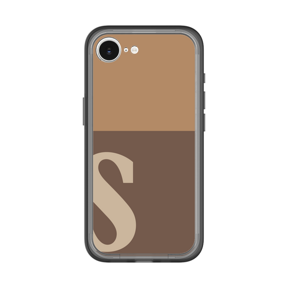 スリムプロテクションプレミアムケース［ オリジナル - initial two tone - S brown ］