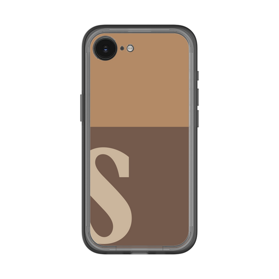 スリムプロテクションプレミアムケース［ オリジナル - initial two tone - S brown ］