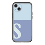 スリムプロテクションプレミアムケース［ オリジナル - initial two tone - S blue ］