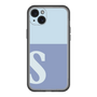 スリムプロテクションプレミアムケース［ オリジナル - initial two tone - S blue ］
