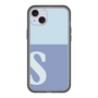 スリムプロテクションプレミアムケース［ オリジナル - initial two tone - S blue ］