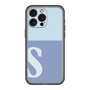 スリムプロテクションプレミアムケース［ オリジナル - initial two tone - S blue ］