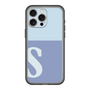 スリムプロテクションプレミアムケース［ オリジナル - initial two tone - S blue ］