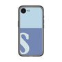 スリムプロテクションプレミアムケース［ オリジナル - initial two tone - S blue ］