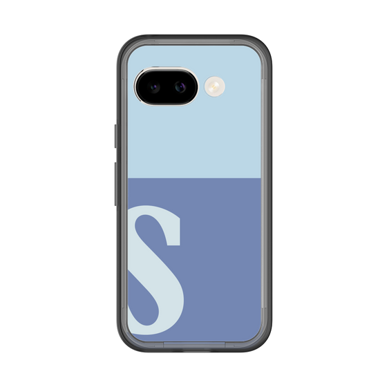 スリムプロテクションプレミアムケース［ オリジナル - initial two tone - S blue ］