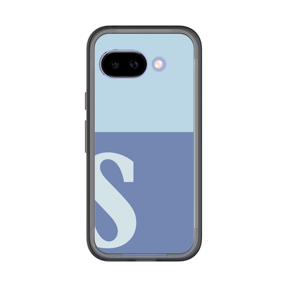 スリムプロテクションプレミアムケース［ オリジナル - initial two tone - S blue ］