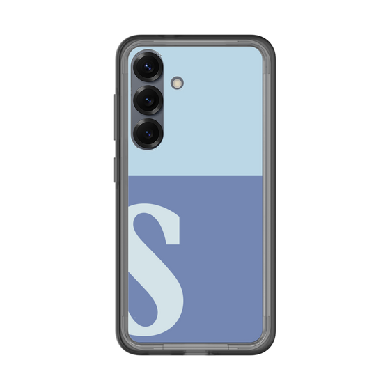 スリムプロテクションプレミアムケース［ オリジナル - initial two tone - S blue ］