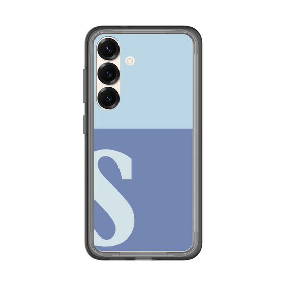 スリムプロテクションプレミアムケース［ オリジナル - initial two tone - S blue ］