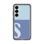 スリムプロテクションプレミアムケース［ オリジナル - initial two tone - S blue ］